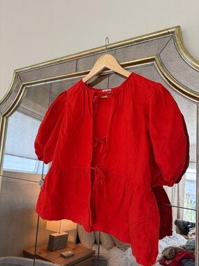 Aritzia Wilfred Peasant Top